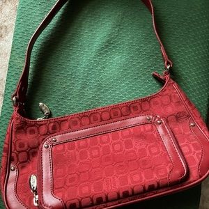 Liz & co red ladies purse.